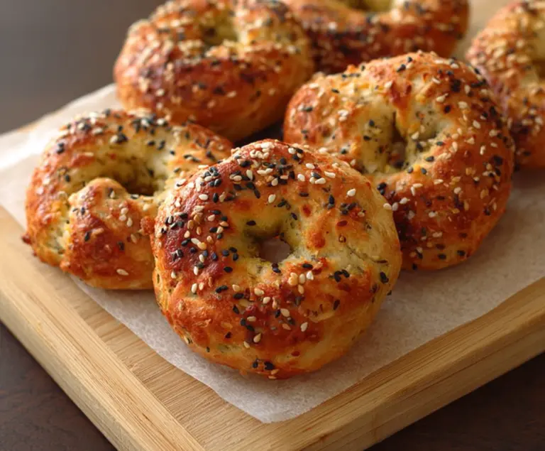 High Protein Greek Yogurt Bagels