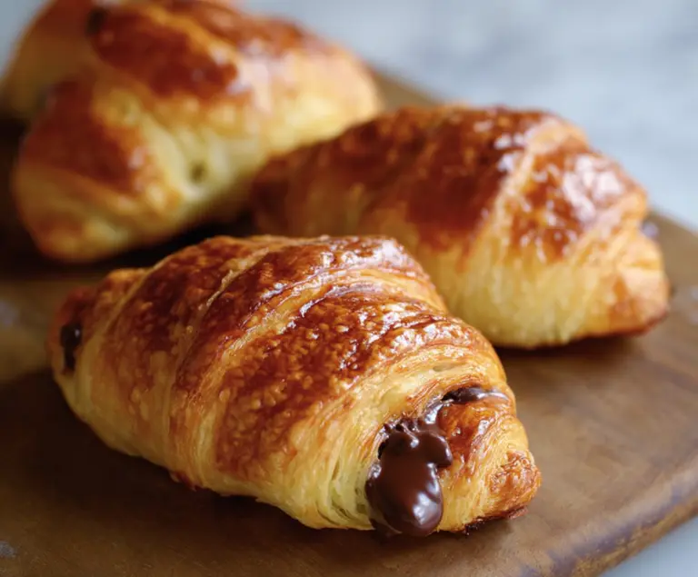 Homemade Chocolate Croissants
