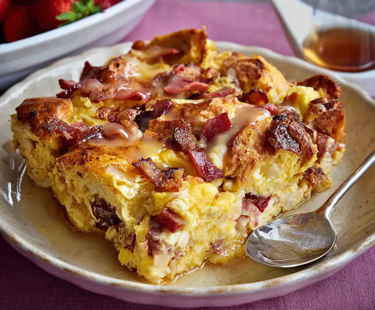 Easy Monte Cristo Breakfast Casserole