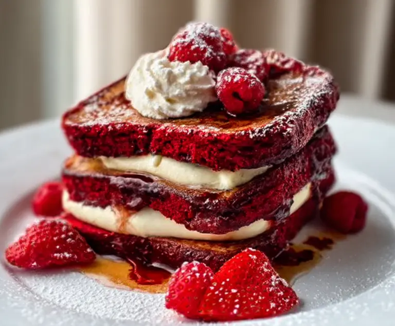 Red Velvet French Toast