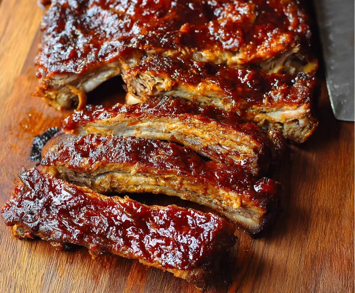 Easy Slow Cooker BBQ Ribs