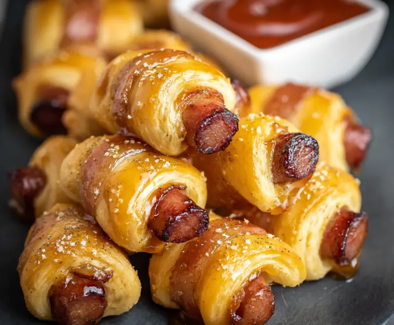 Sweet Glazed Pigs In a Blanket