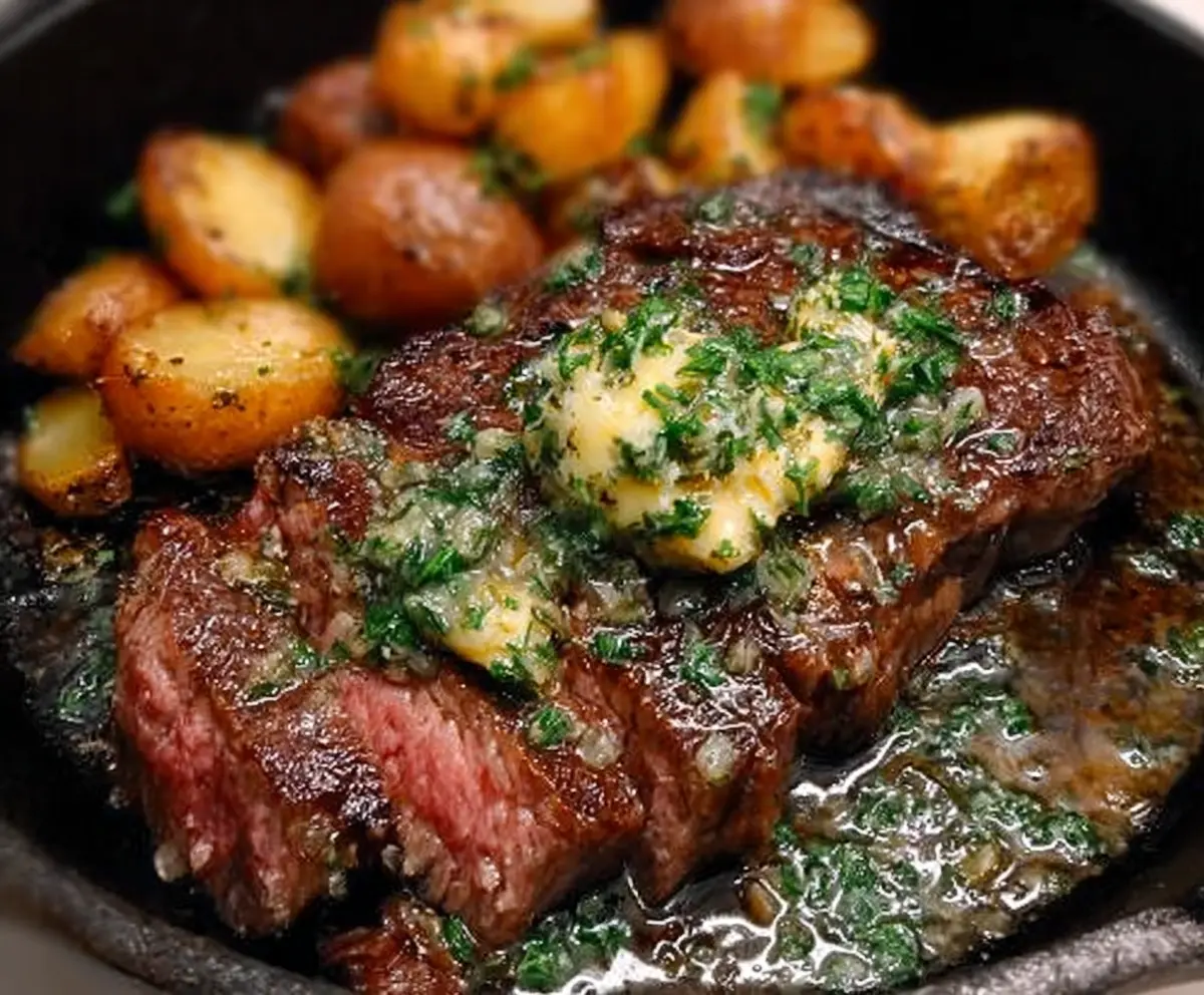 Juicy Wagyu Steak with Garlic Butter