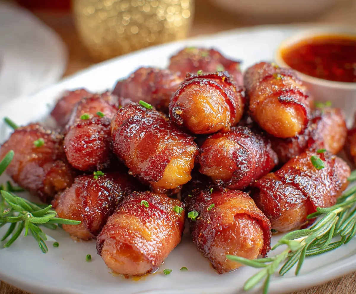 Easy Bacon Wrapped Little Smokies