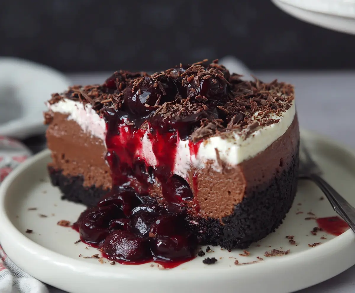 Classic Black Forest Cheesecake Recipe