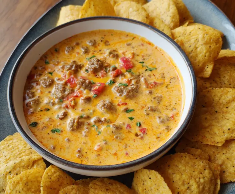 Cheesy Sausage Rotel Dip