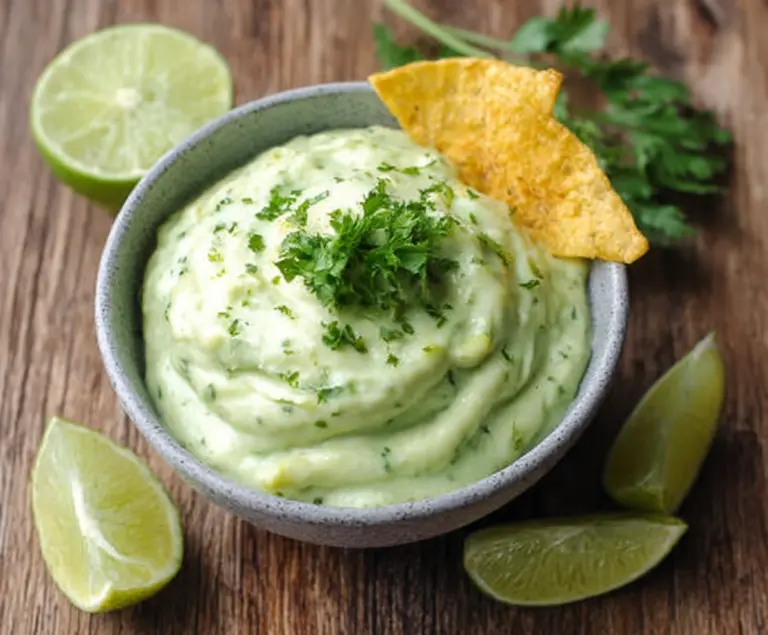 Creamy Avocado Cilantro Lime Dip
