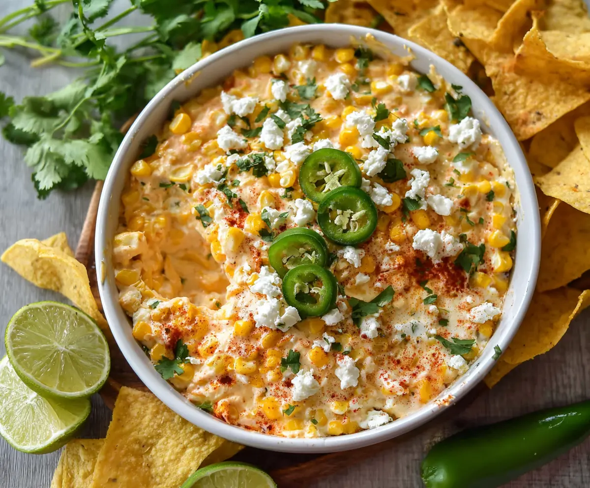 Easy Mexican Street Corn Dip Recipe