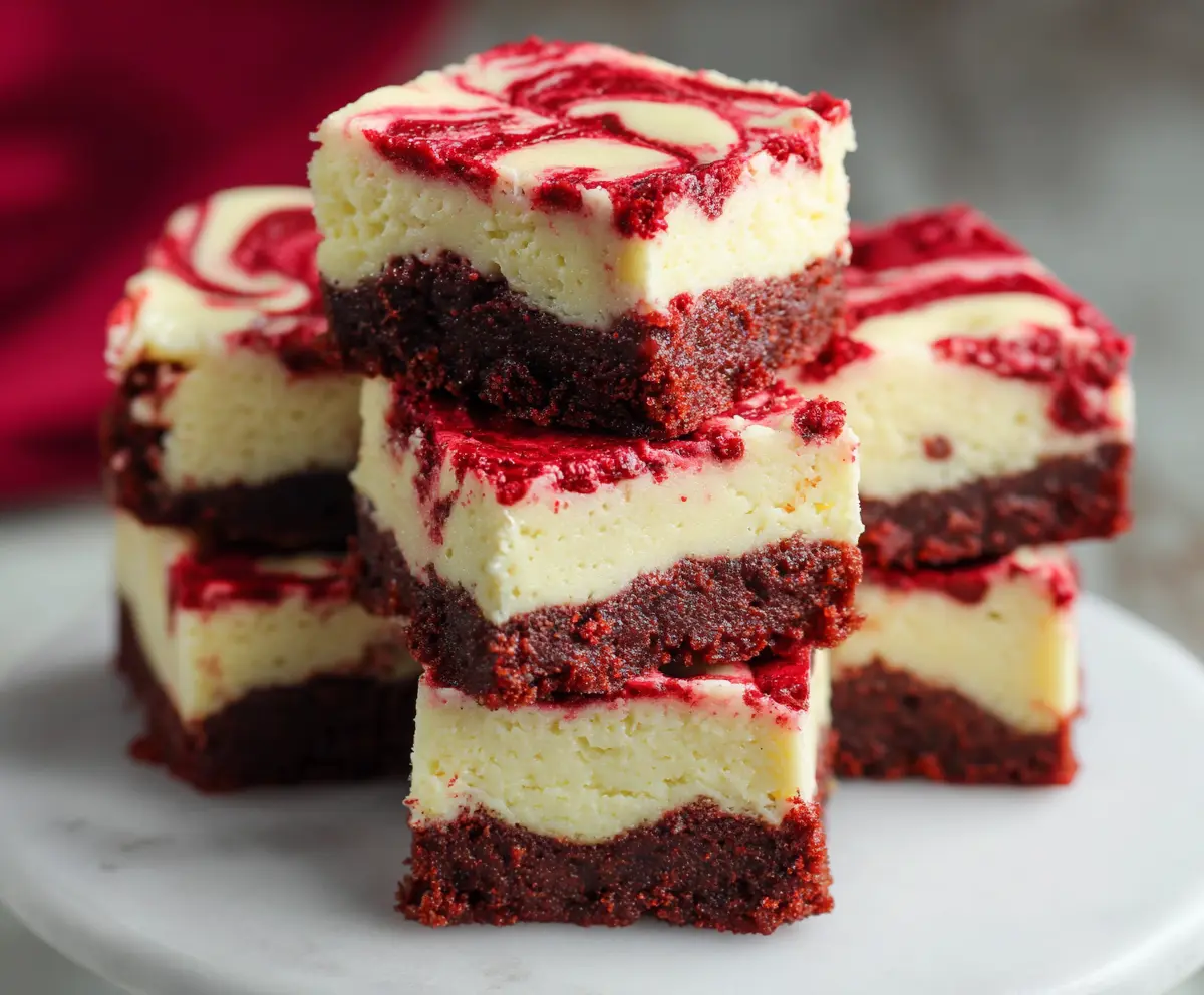 Red Velvet Cheesecake Bars Recipe