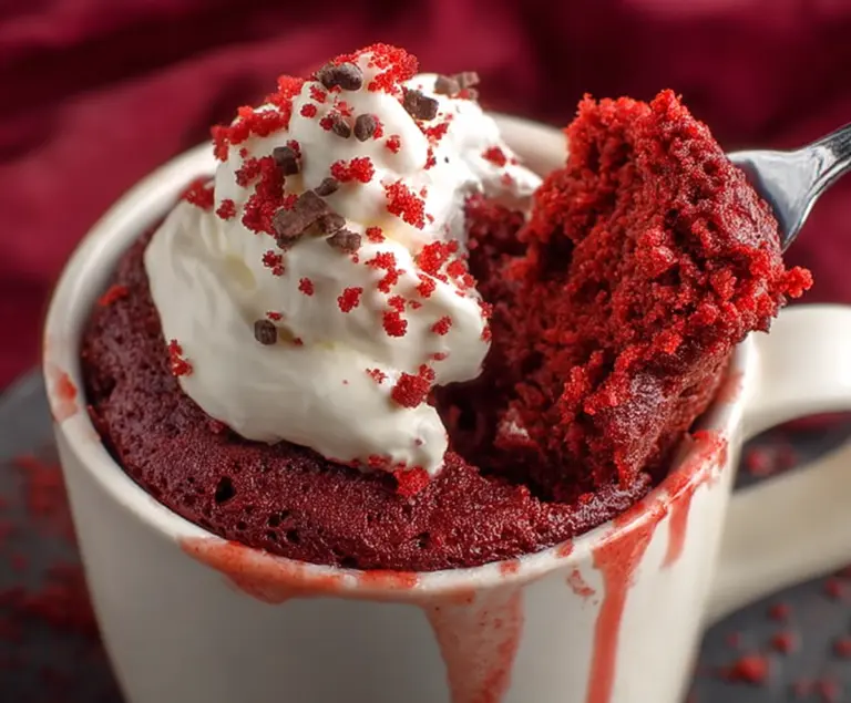 Red Velvet Mug Cake