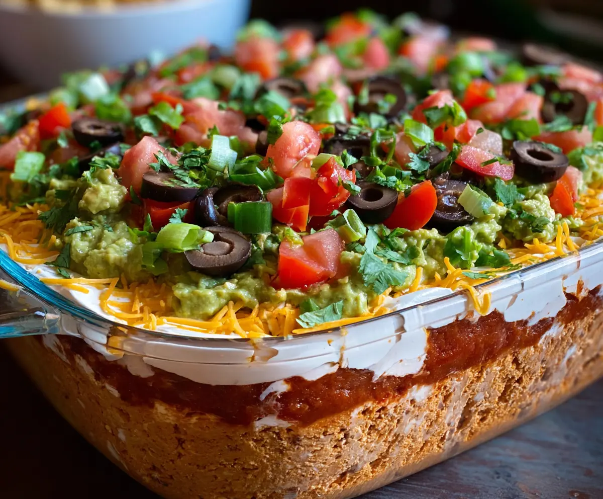 Easy Seven Layer Dip Recipe