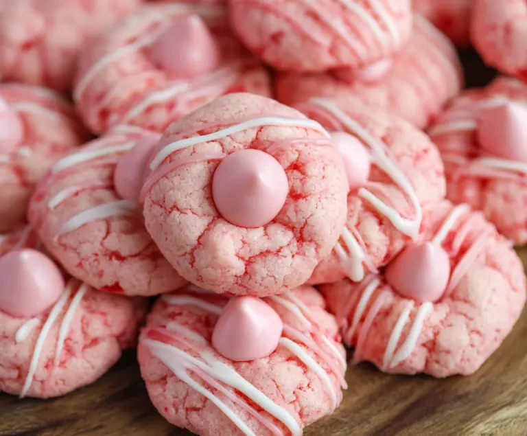Strawberry Kiss Cookies