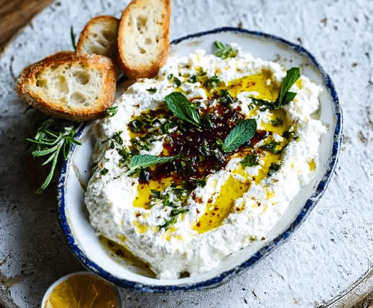Easy Whipped Ricotta Dip Recipe