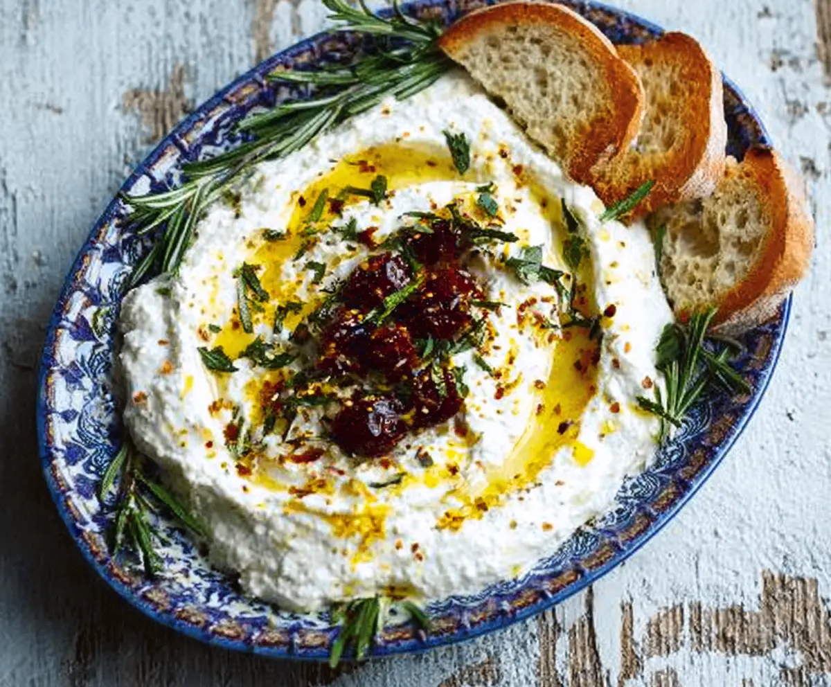 Easy Whipped Ricotta Dip Recipe