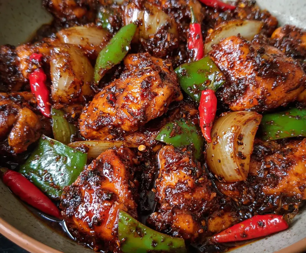 Black pepper chicken