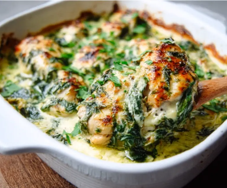 Chicken and Spinach Casserole