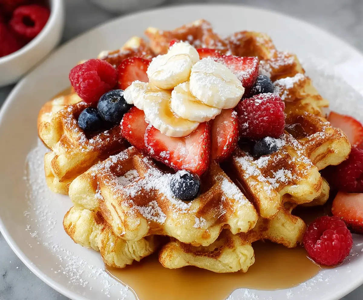 Cottage Cheese Waffles Recipe