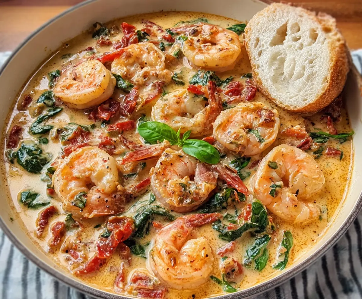Creamy Tuscan Shrimp Recipe