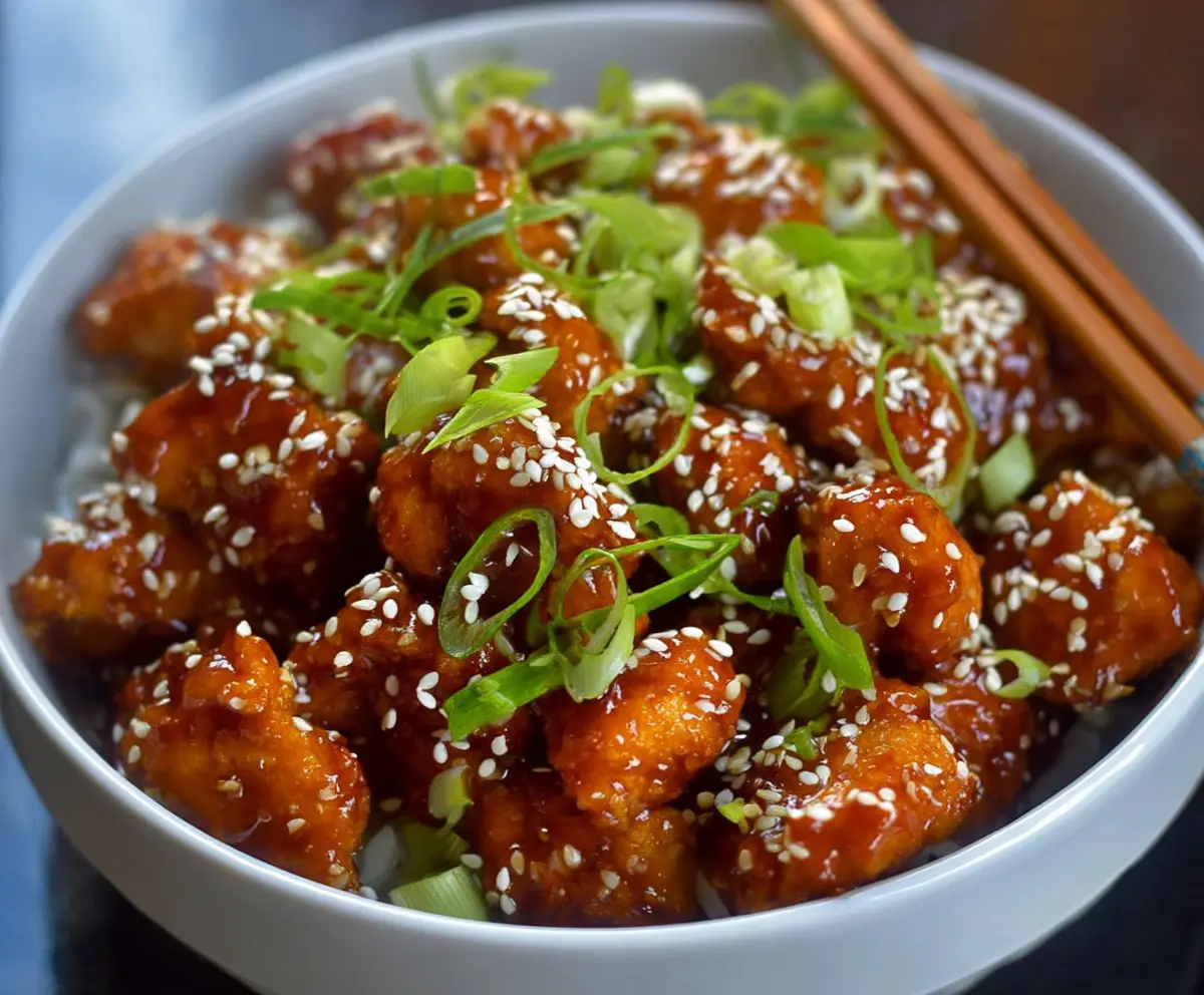 Easy Healthy Sesame Chicken