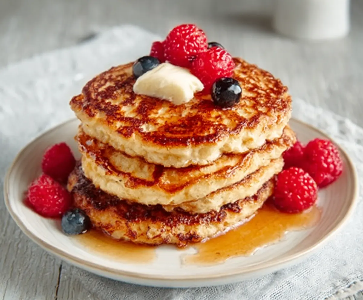 High-Protein Cottage Cheese Pancakes