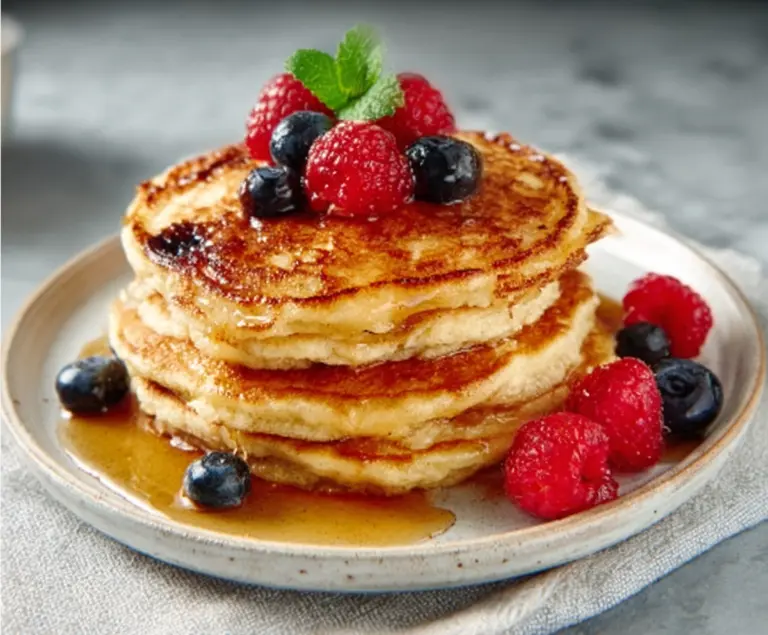 High-Protein Cottage Cheese Pancakes