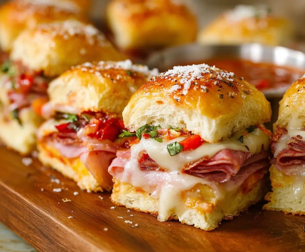 Easy Hot Italian Sub Sliders