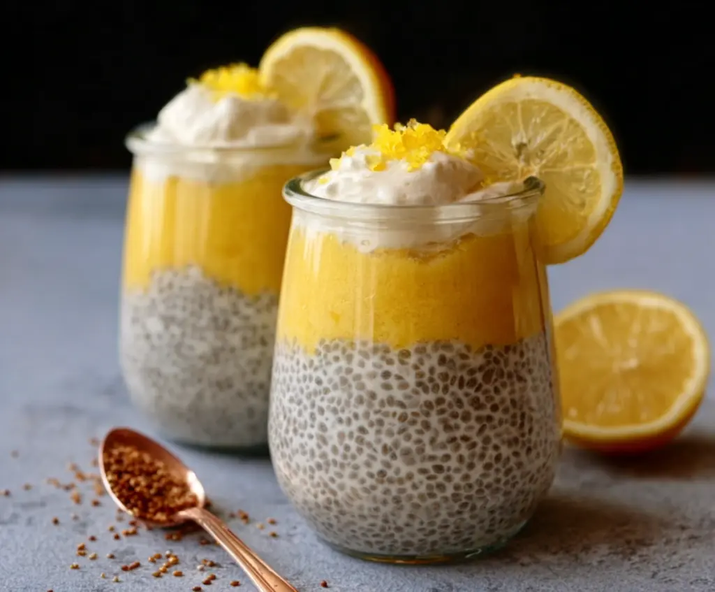 Lemon Cream Chia Pudding
