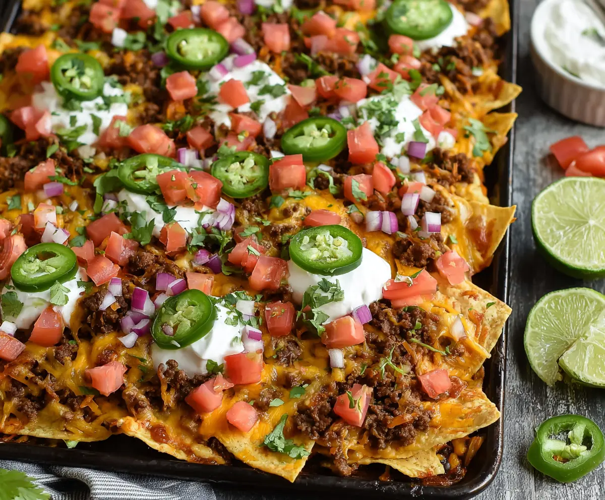 Best Loaded Sheet Pan Nachos