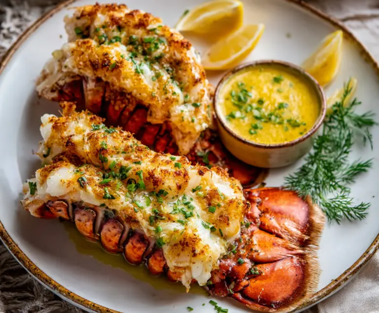 Lobster Tail with Garlic Butter