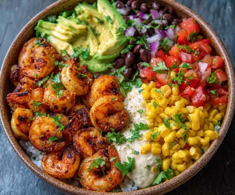 Mexican Shrimp Bowls