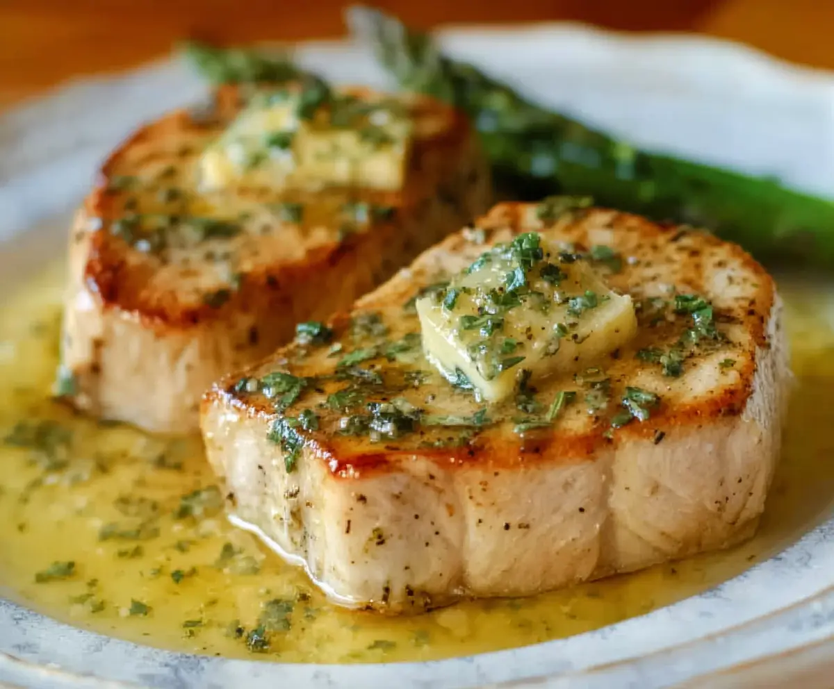 Easy Oven-Baked Swordfish with Lemon Butter