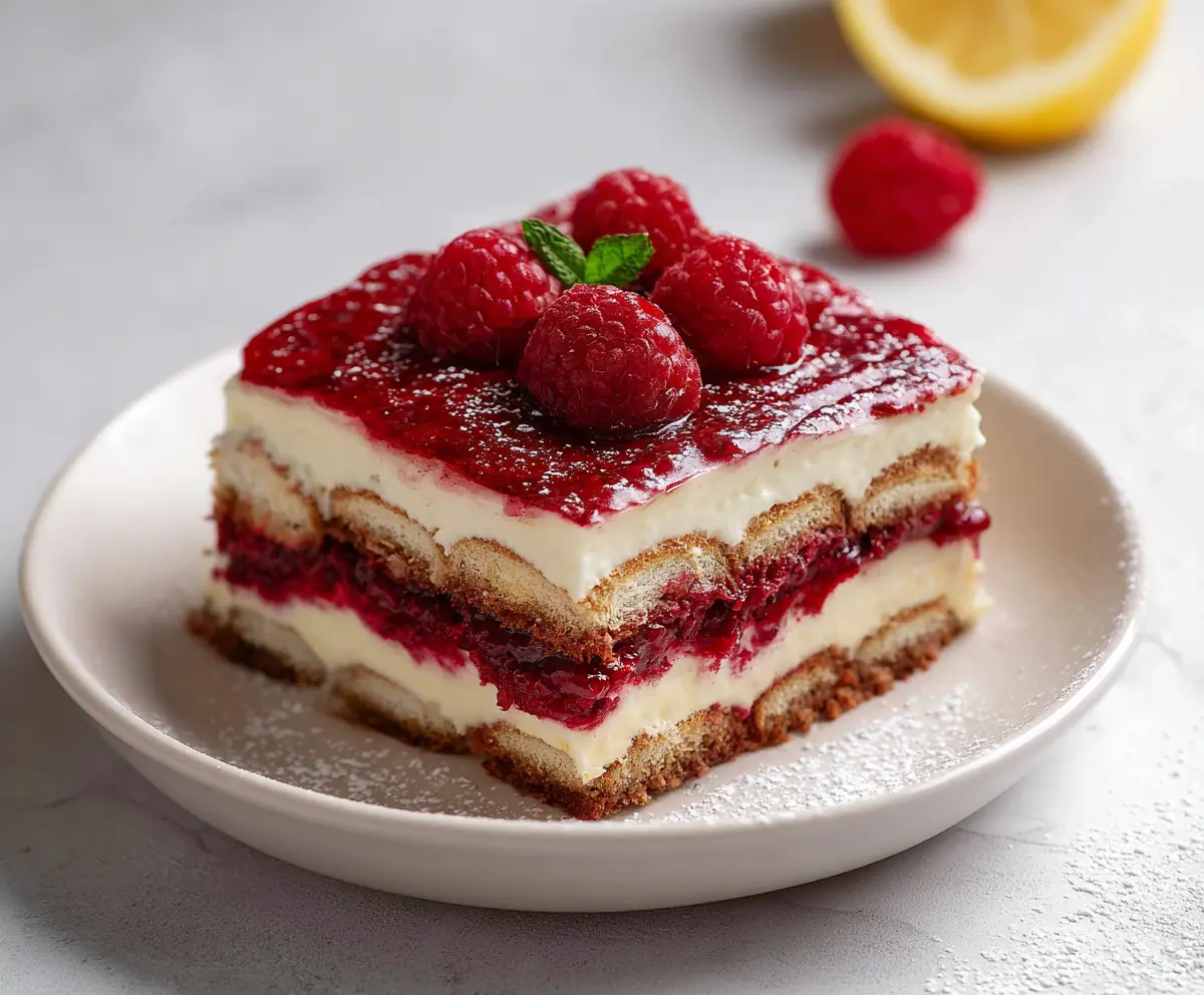 Easy Raspberry Tiramisu Recipe