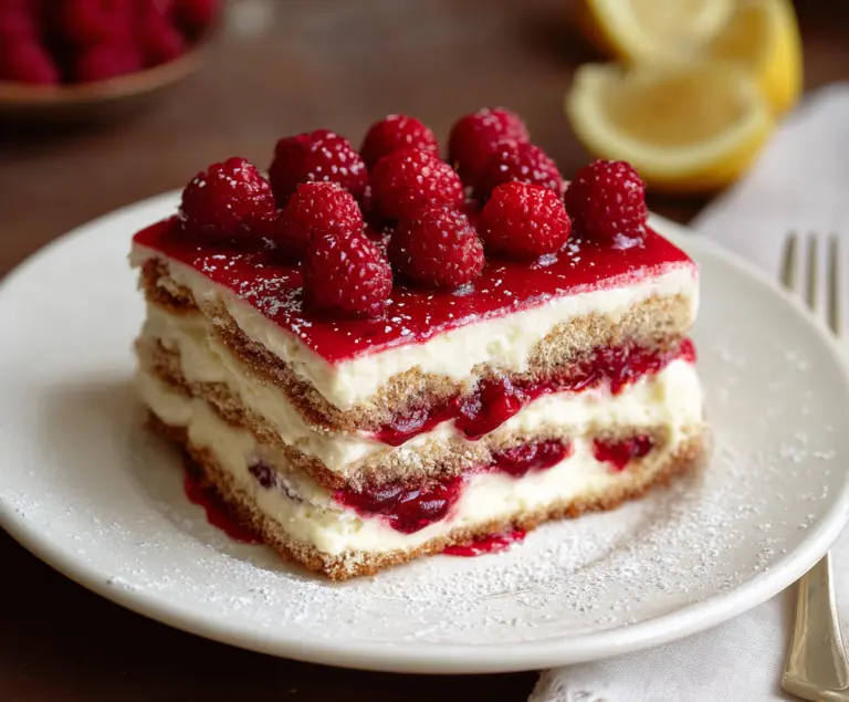 Raspberry Tiramisu
