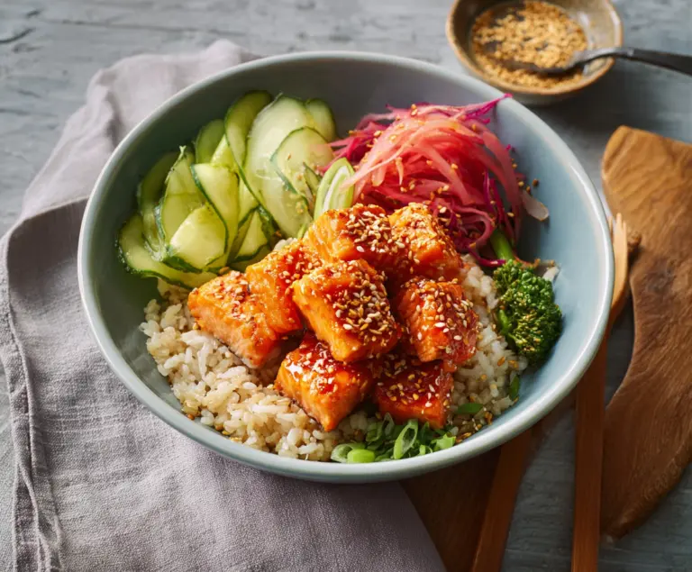 Salmon Rice Bowl