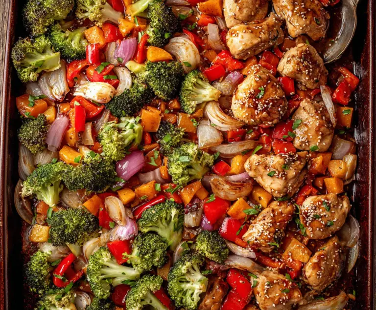 Sheet Pan Sesame Chicken and Veggies
