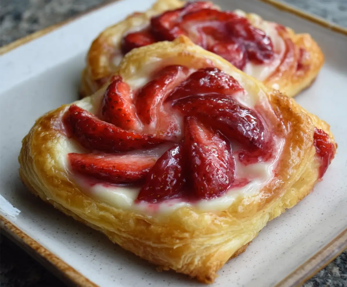 Easy Strawberry Cream Cheese Danishes