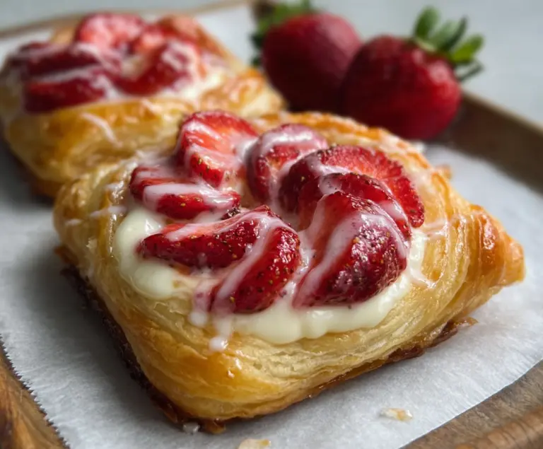 Strawberry Cream Cheese Danishes