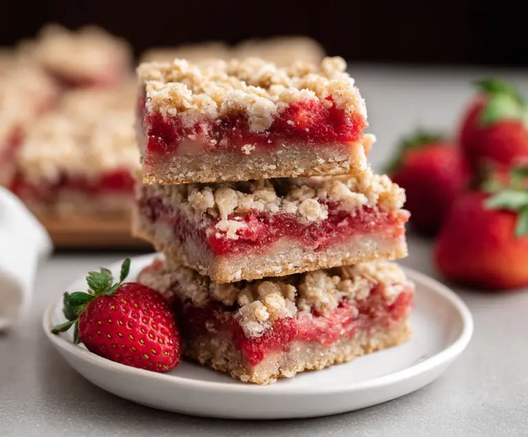 Strawberry Oatmeal Bars