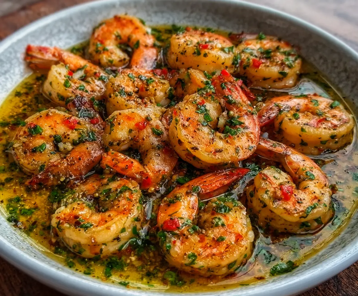 Garlic Butter Shrimp with Chili