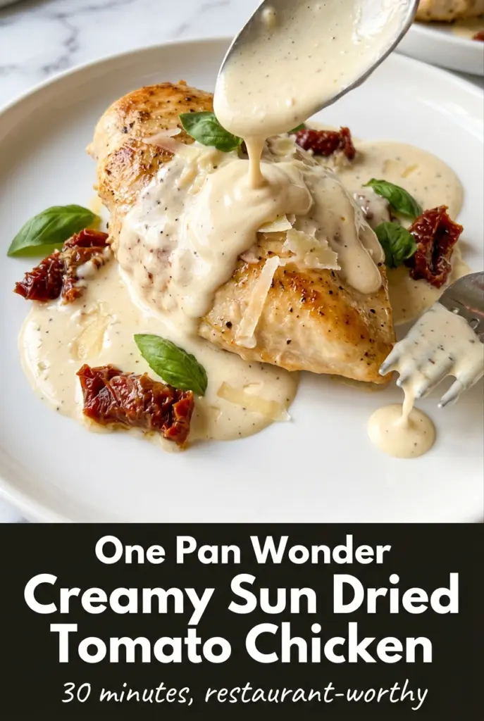 Creamy Sun Dried Tomato Chicken