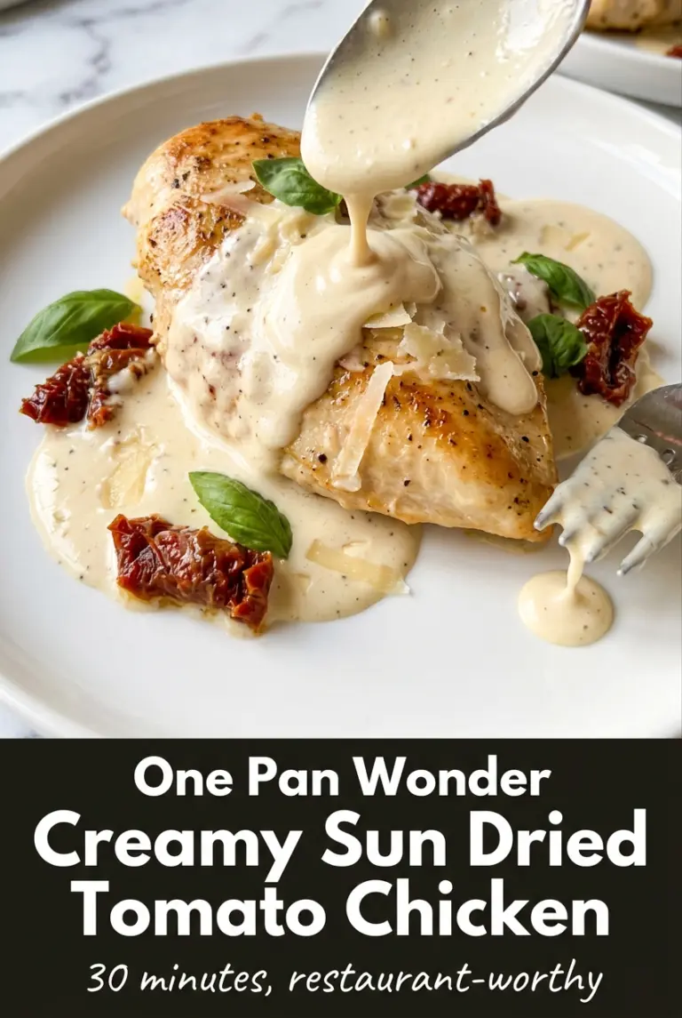 Creamy Sun Dried Tomato Chicken