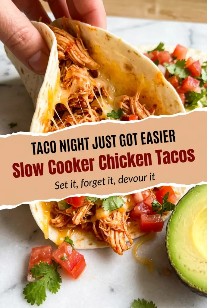 Slow Cooker Chicken Tacos