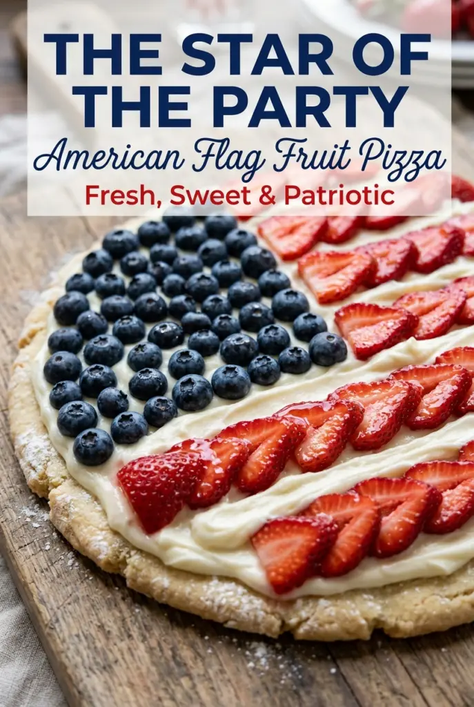 American Flag Fruit Pizza