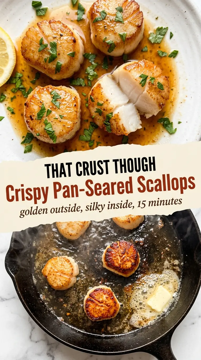 Crispy Pan-Seared Scallops