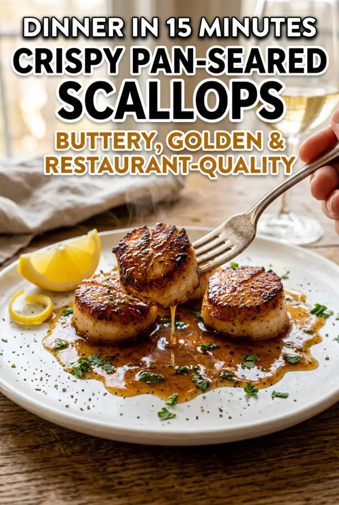 Crispy Pan-Seared Scallops