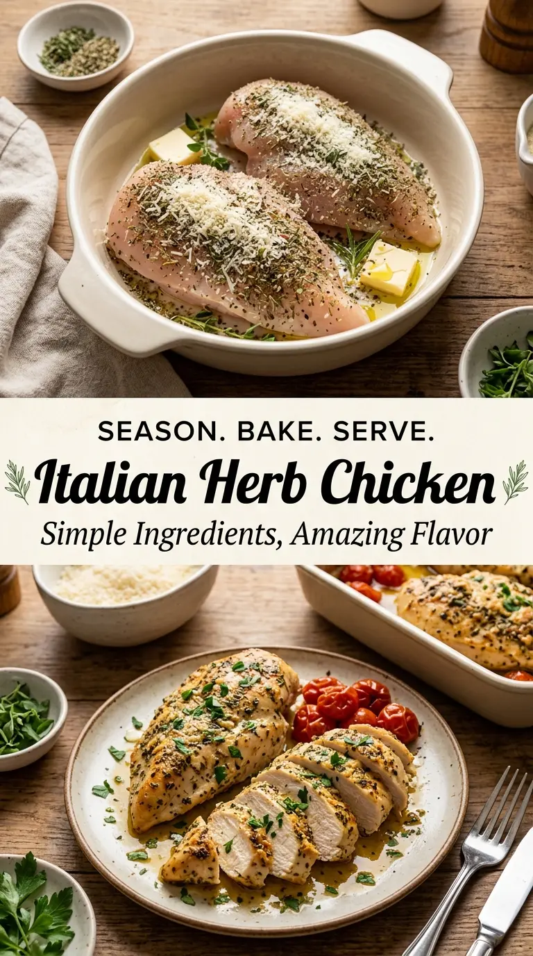 Juicy Italian Herb Chicken