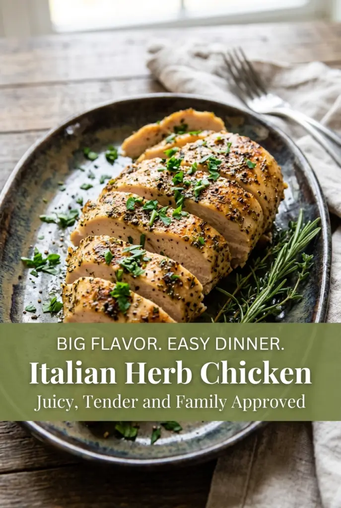 Juicy Italian Herb Chicken