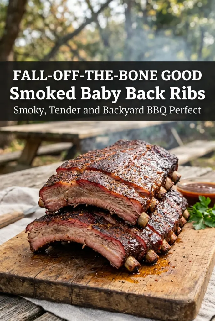 Smoked Baby Back Ribs with Dry Rub
