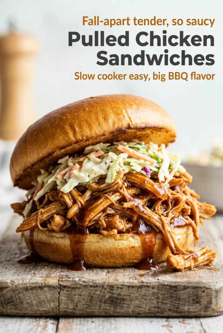 Pulled Chicken Sandwiches