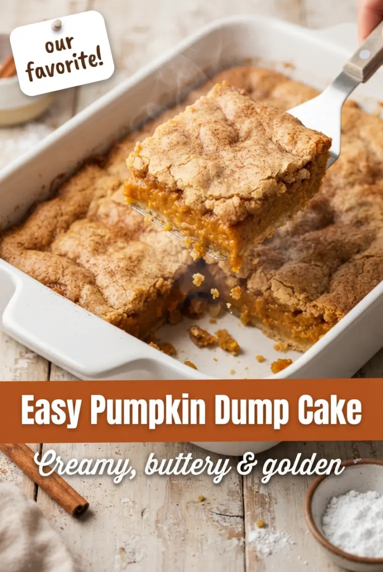 Easy Baked Pumpkin Dump Cake